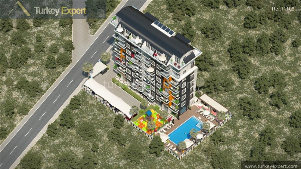 13modern apartments in a complex 900 meters from the sea15