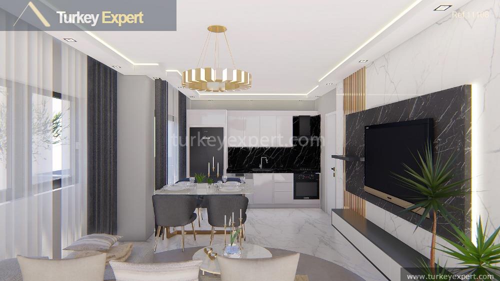 Modern Alanya apartments in a complex 900 meters from the sea 1