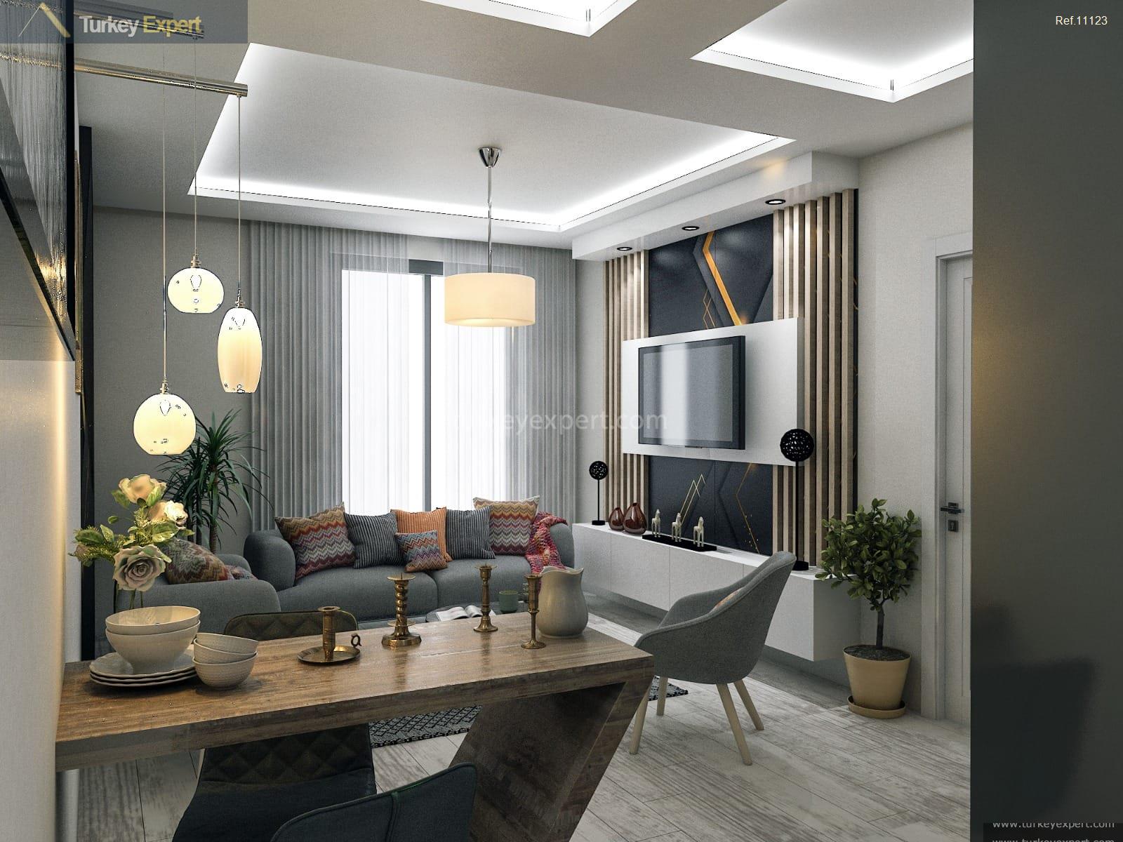 Comfortable apartments in Antalya Kepez with a communal pool 2