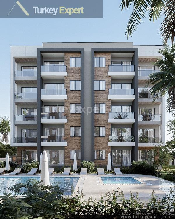 15apartments in a complex with a communal pool in antalya3