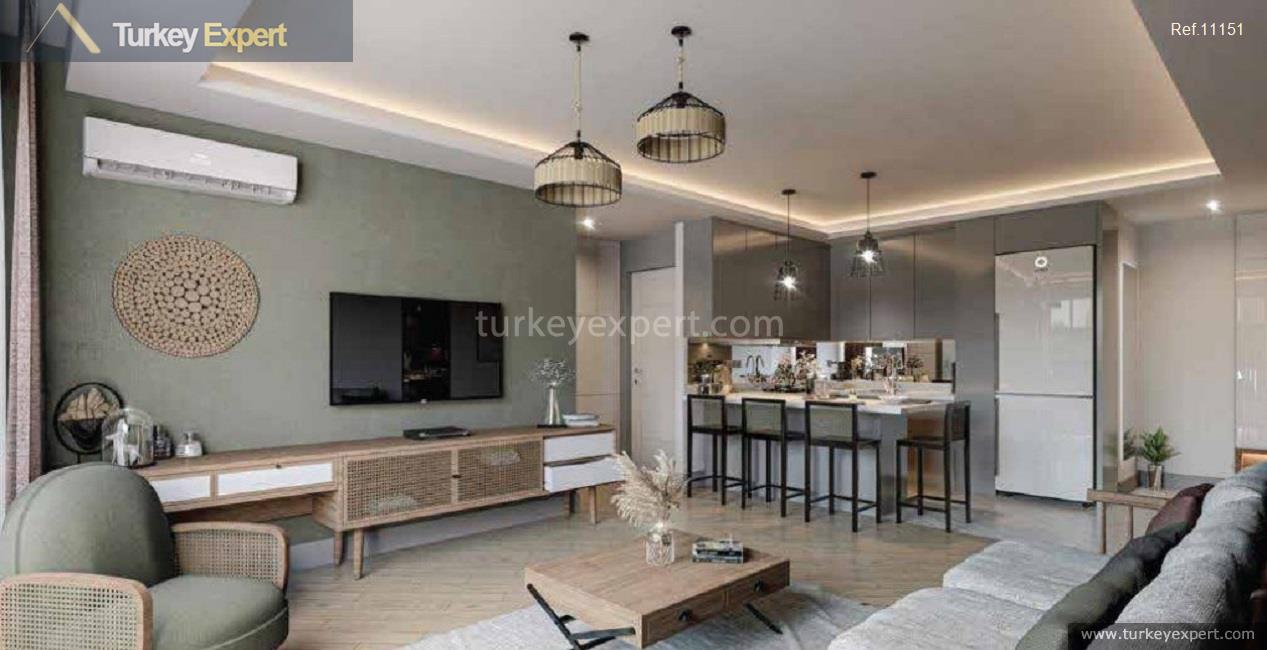 18comfortable apartments with facilities and parking lot in antalya altintas13