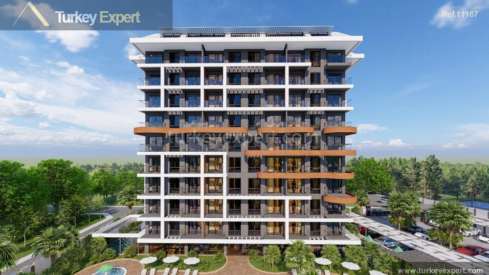 21apartments with various floor plans with recreational facilities in alanya8