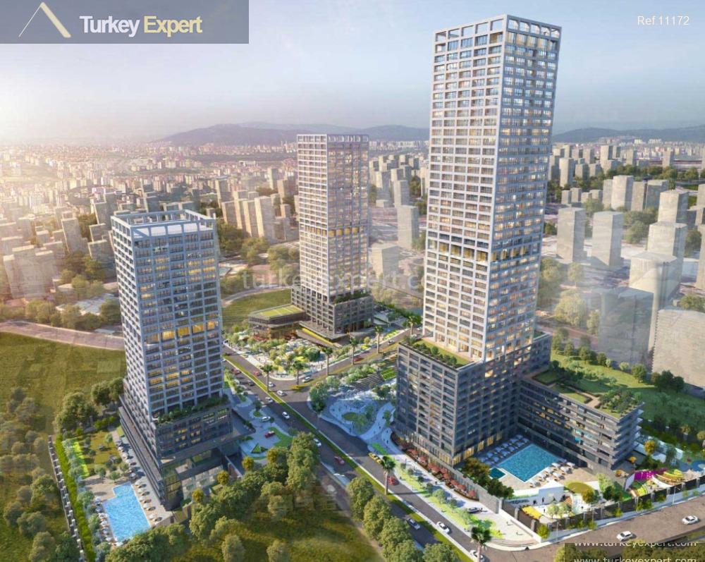 11luxury apartments in a mixeduse tower project in istanbul atasehir2