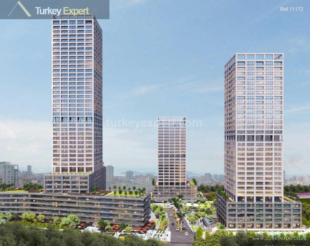 12luxury apartments in a mixeduse tower project in istanbul atasehir1