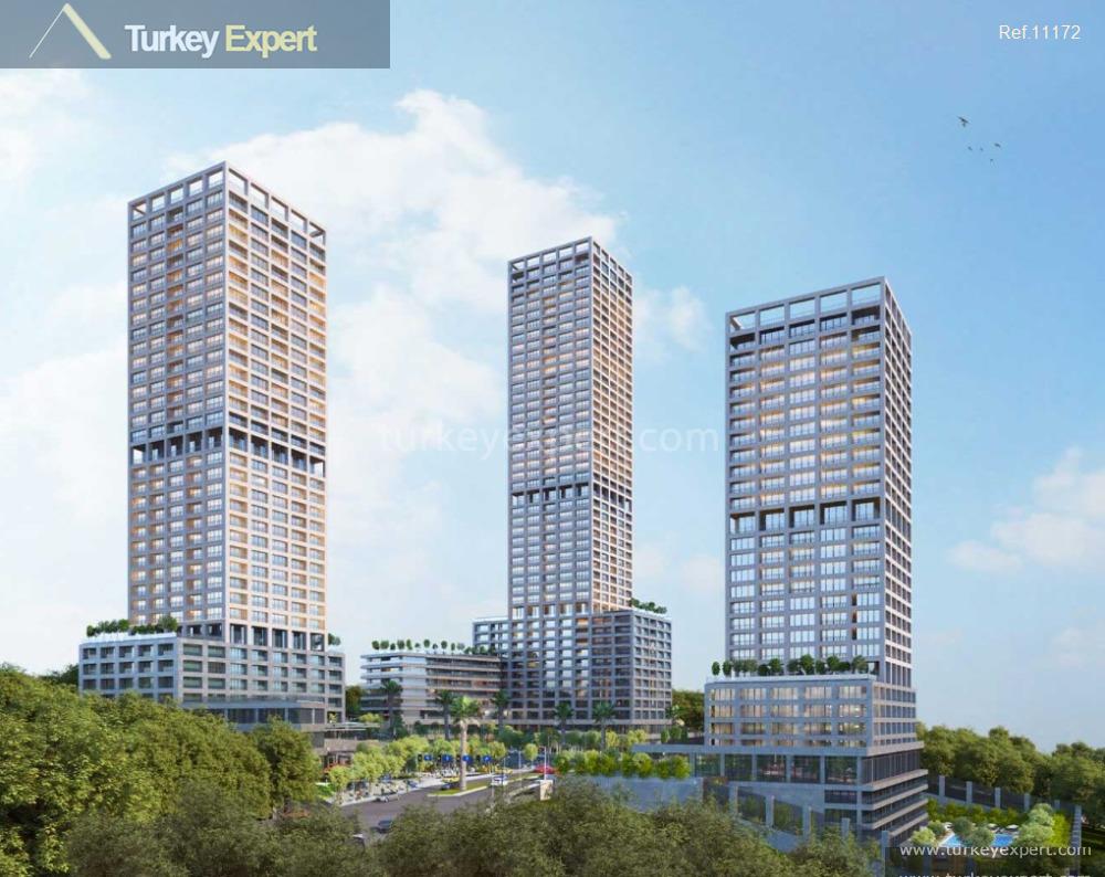 13luxury apartments in a mixeduse tower project in istanbul atasehir13