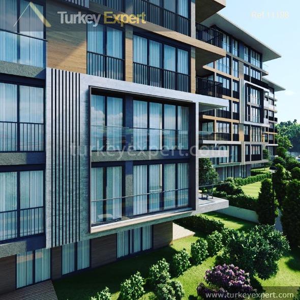 14apartments with bosphorus views in a complex in istanbul uskudar7