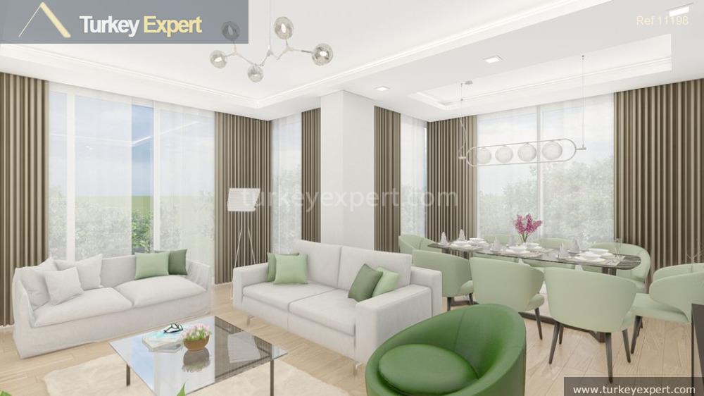 19apartments with bosphorus views in a complex in istanbul uskudar9