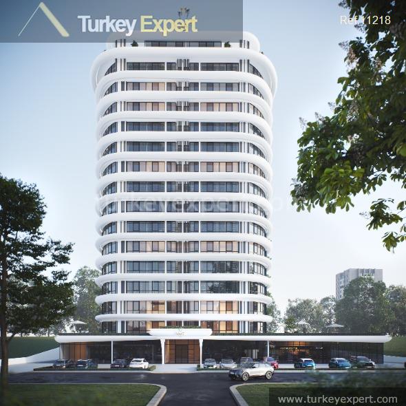 12modern apartments in a complex with social facilities in istanbul11