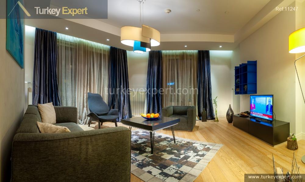 Istanbul Besiktas apartments in a complex with facilities 2