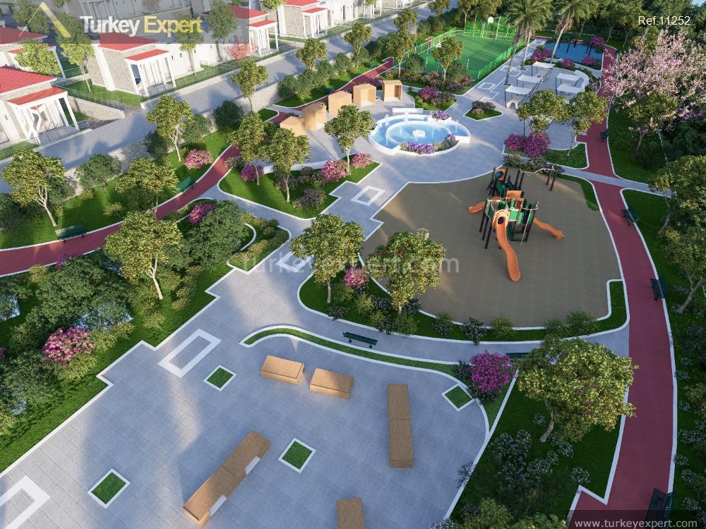A new project of 3-bedroom single-level villas with ample gardens in Bodrum 1