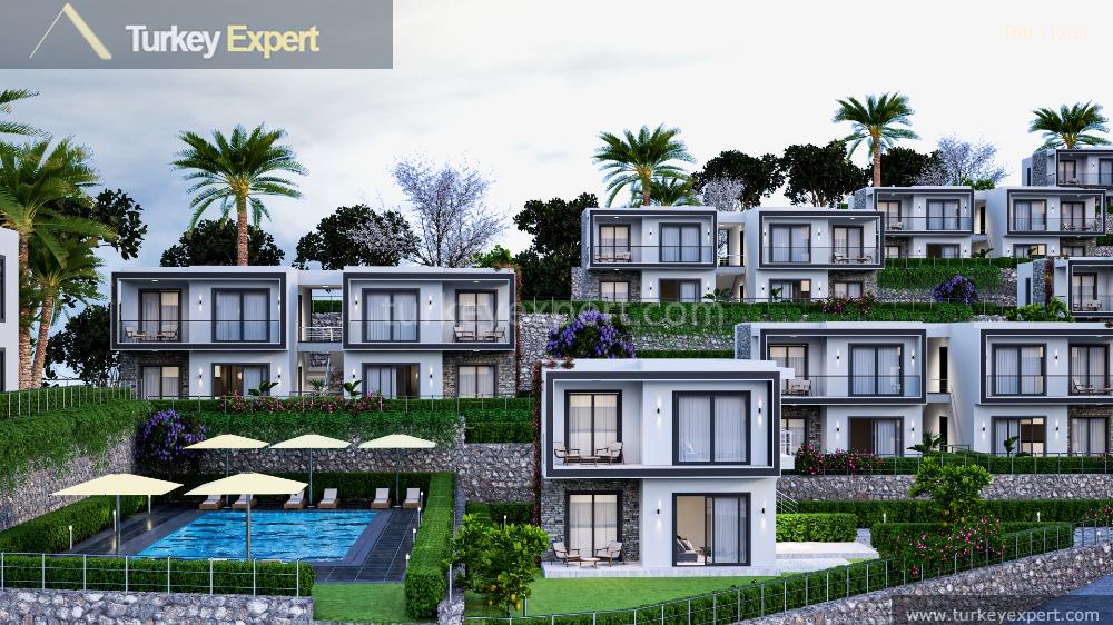 beautiful apartment project in bodrum bogazici with open views toward1