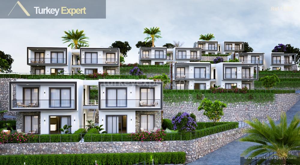 beautiful apartment project in bodrum bogazici with open views toward4