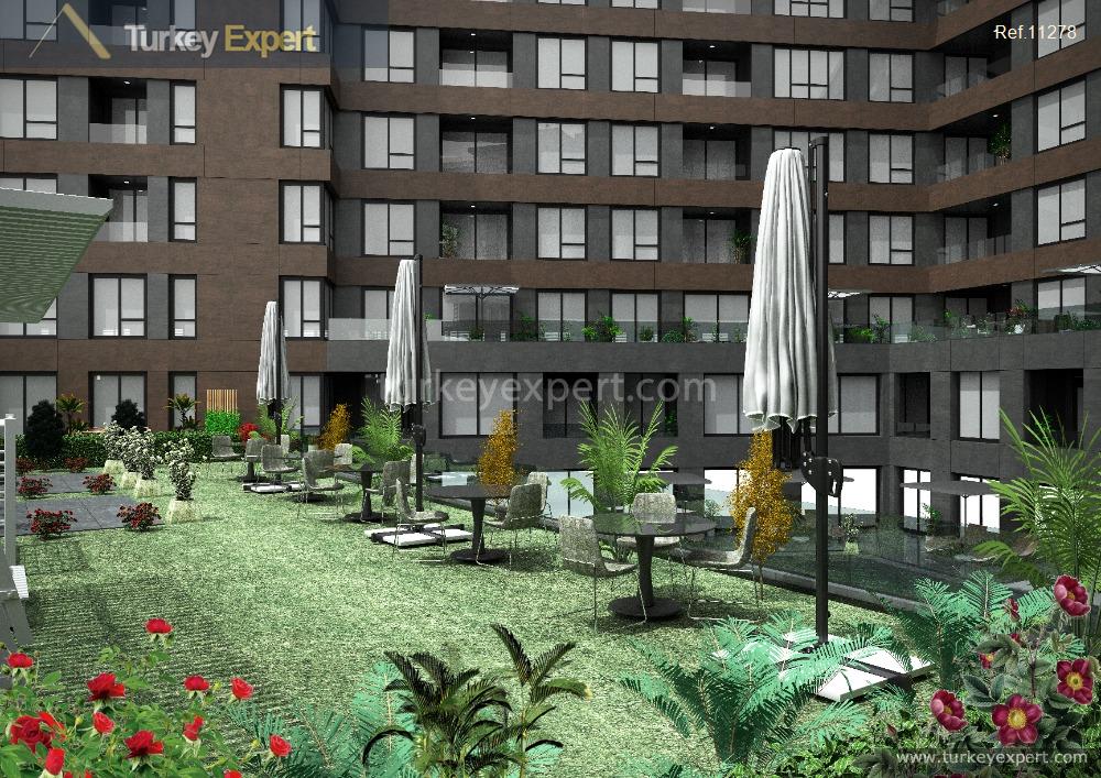Istanbul Kemerburgaz apartments in a complex with facilities 0