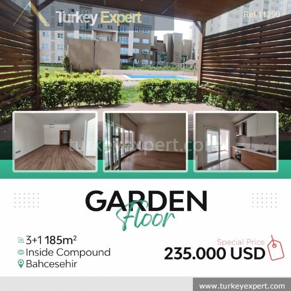 11spacious threebedroom apartment in a compound in istanbul bahcesehir1