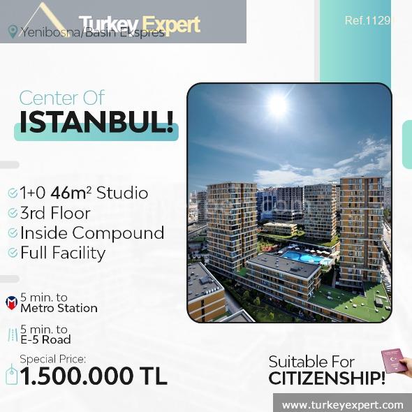 11resale studio apartment in a luxury complex in istanbul bahcelievler1