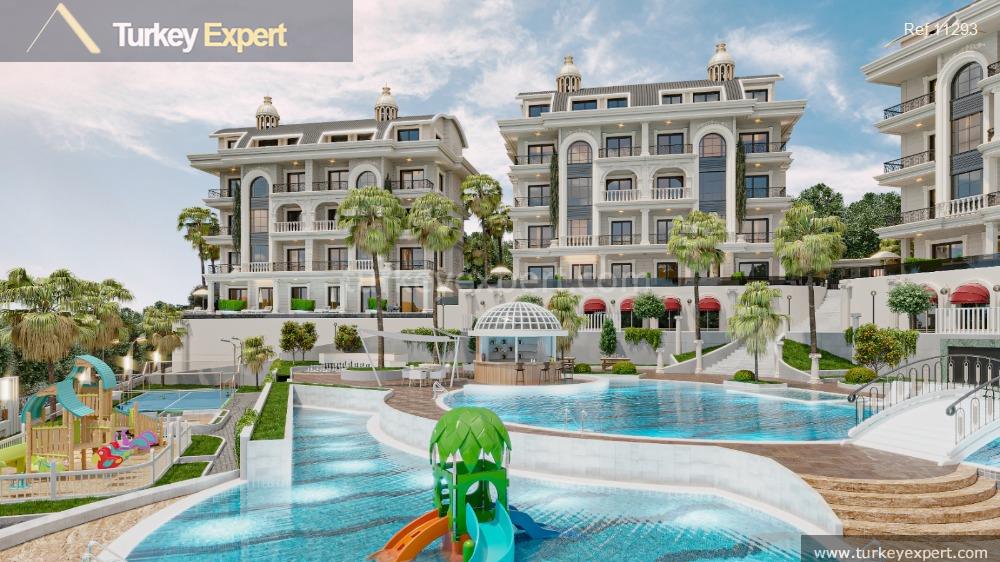 На продажу квартиры в Алании с видом на море и дающие право на гражданство 1