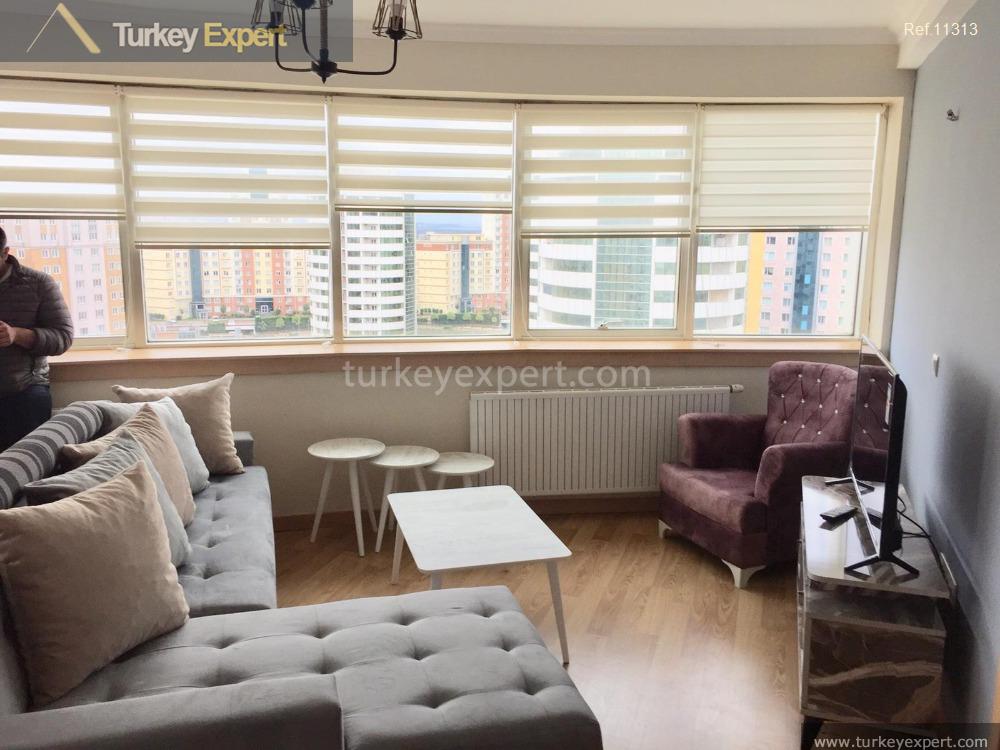 Fully furnished flat inside a compound in Istanbul Bahcesehir 2