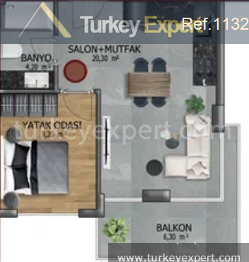 _fp_onebedroom apartments in alanya oba21