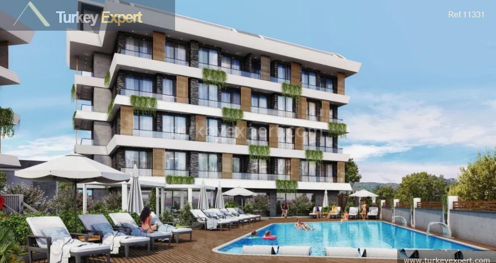 12alanya oba apartments in a gated community with facilities15