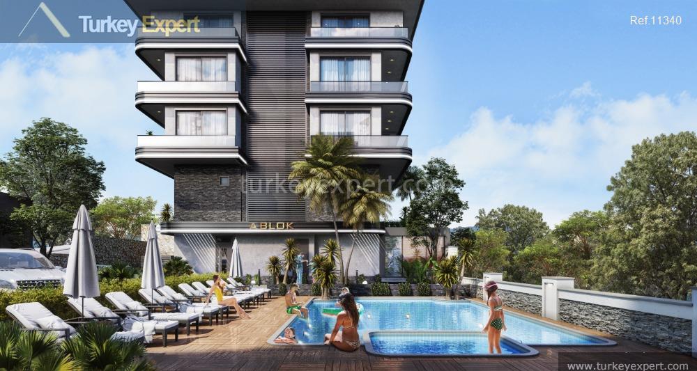 13comfortable one and twobedroom apartments in alanya oba 900 meters6