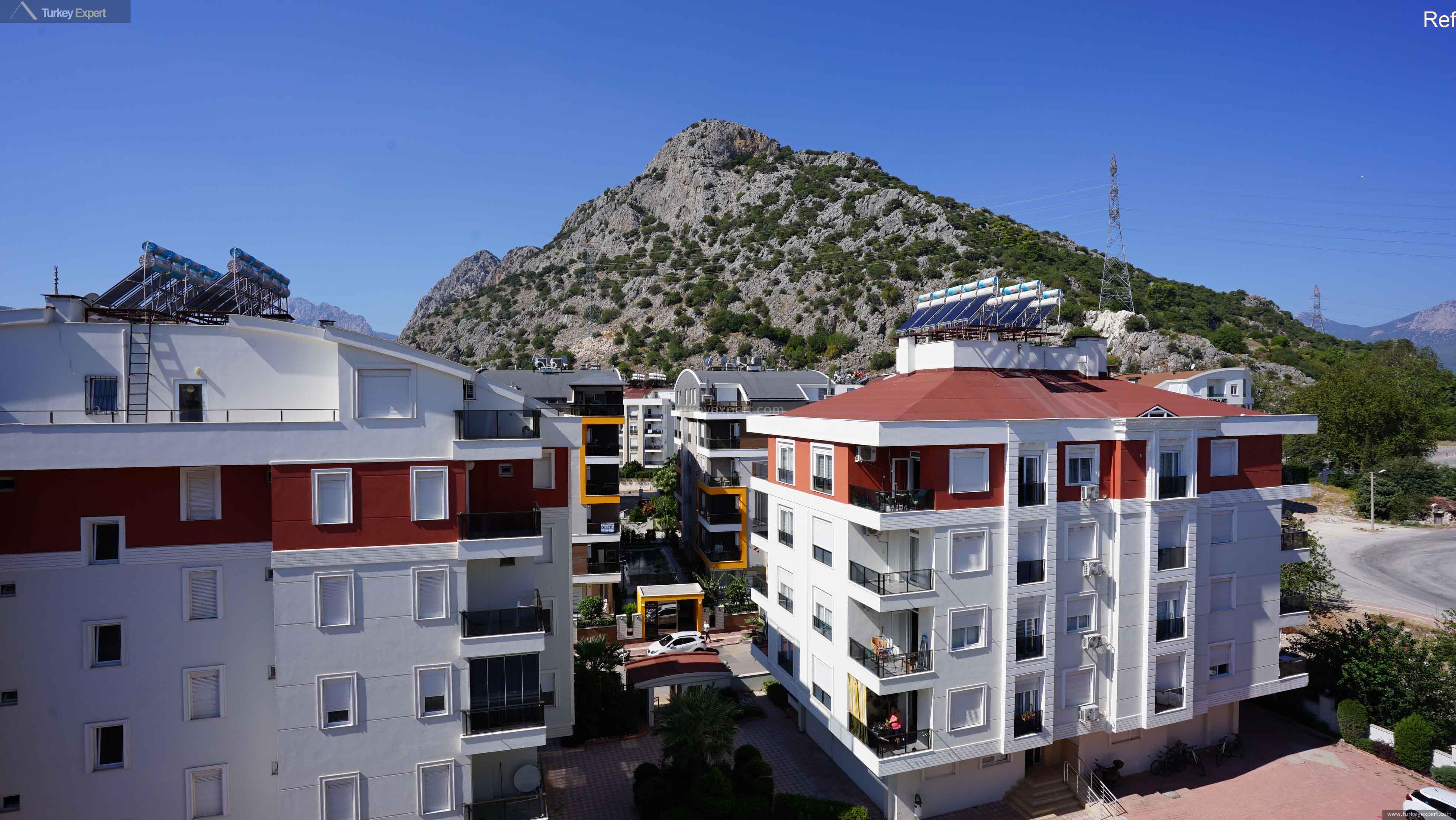 12antalya apartments for sale in a complex with facilities in