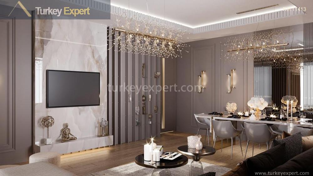 خرید ملک در استانبول شامل واحدهای آپارتمانی در بیلیکدوزو داخل یک مجتمع مسکونی با امکانات و تعدادی مغازه 2