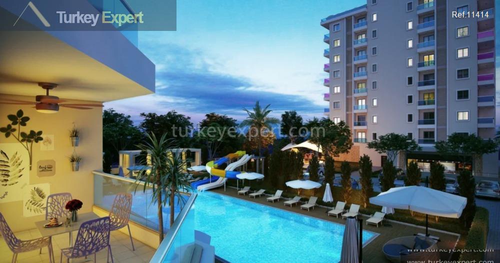 1alanya apartments for sale in a residential block in avsallar19