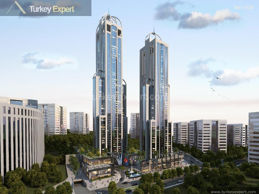 11residences and hotel apartments in a twintower project in istanbul6