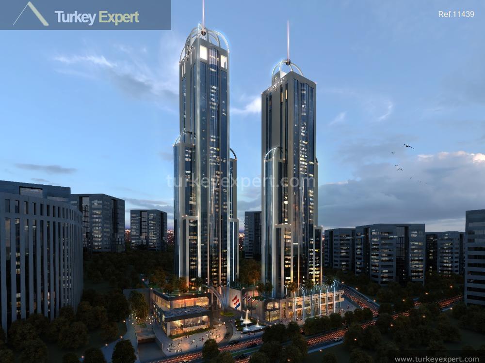 2residences and hotel apartments in a twintower project in istanbul1