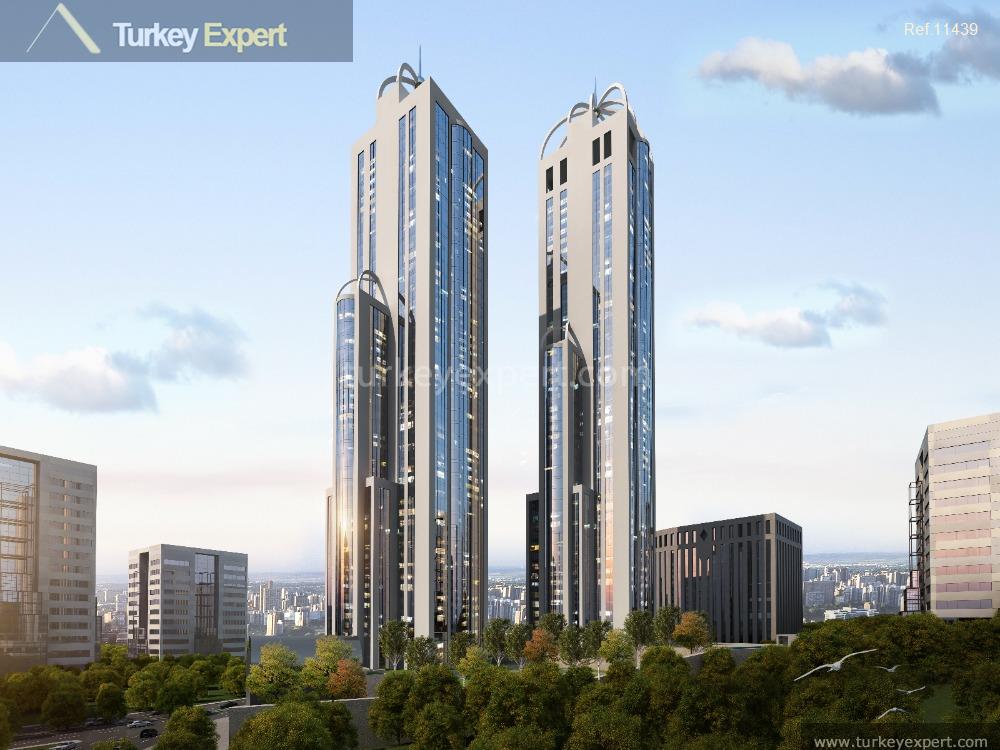 3residences and hotel apartments in a twintower project in istanbul7
