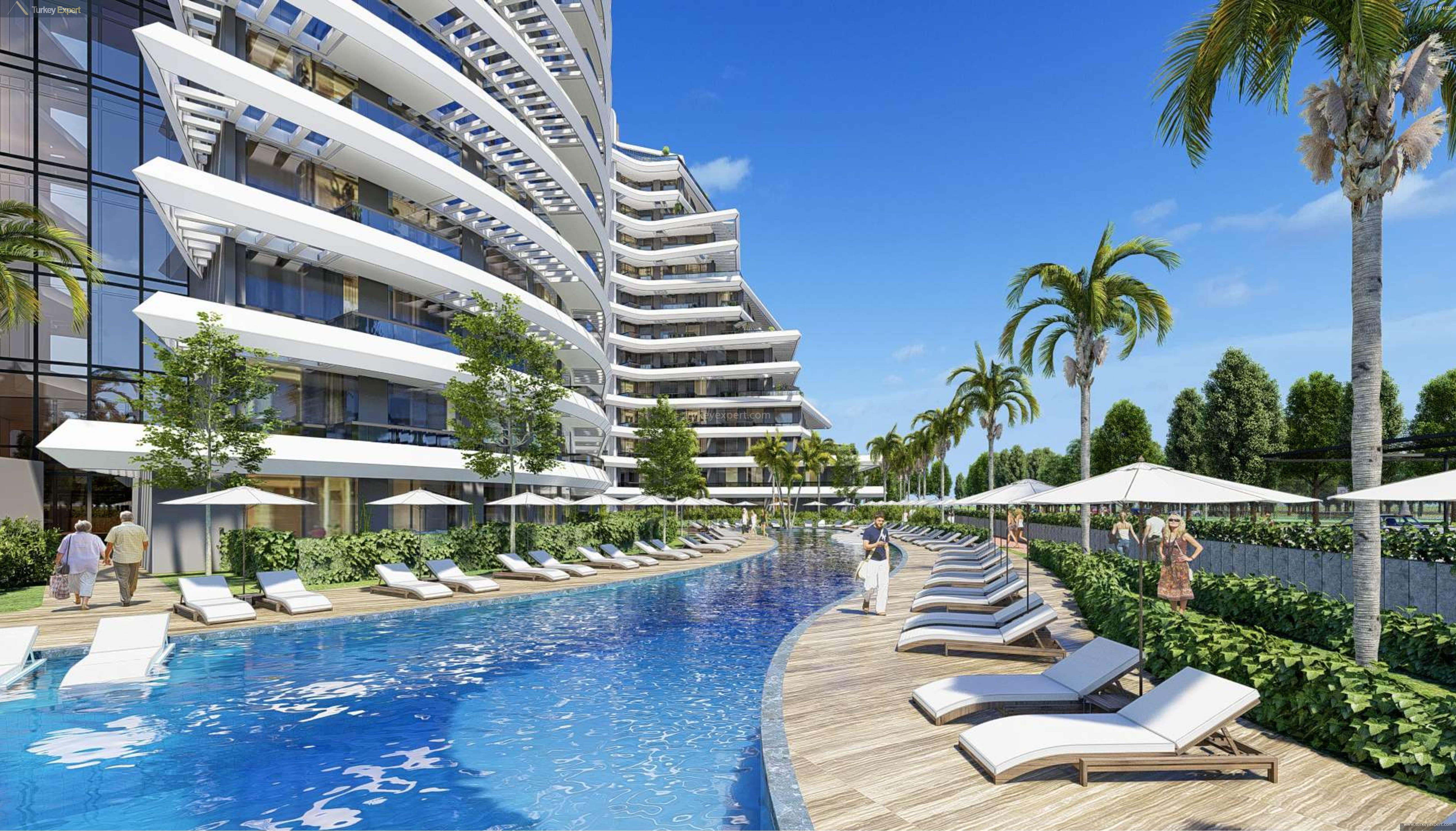 11luxury smart apartments in a complex with a private beach9