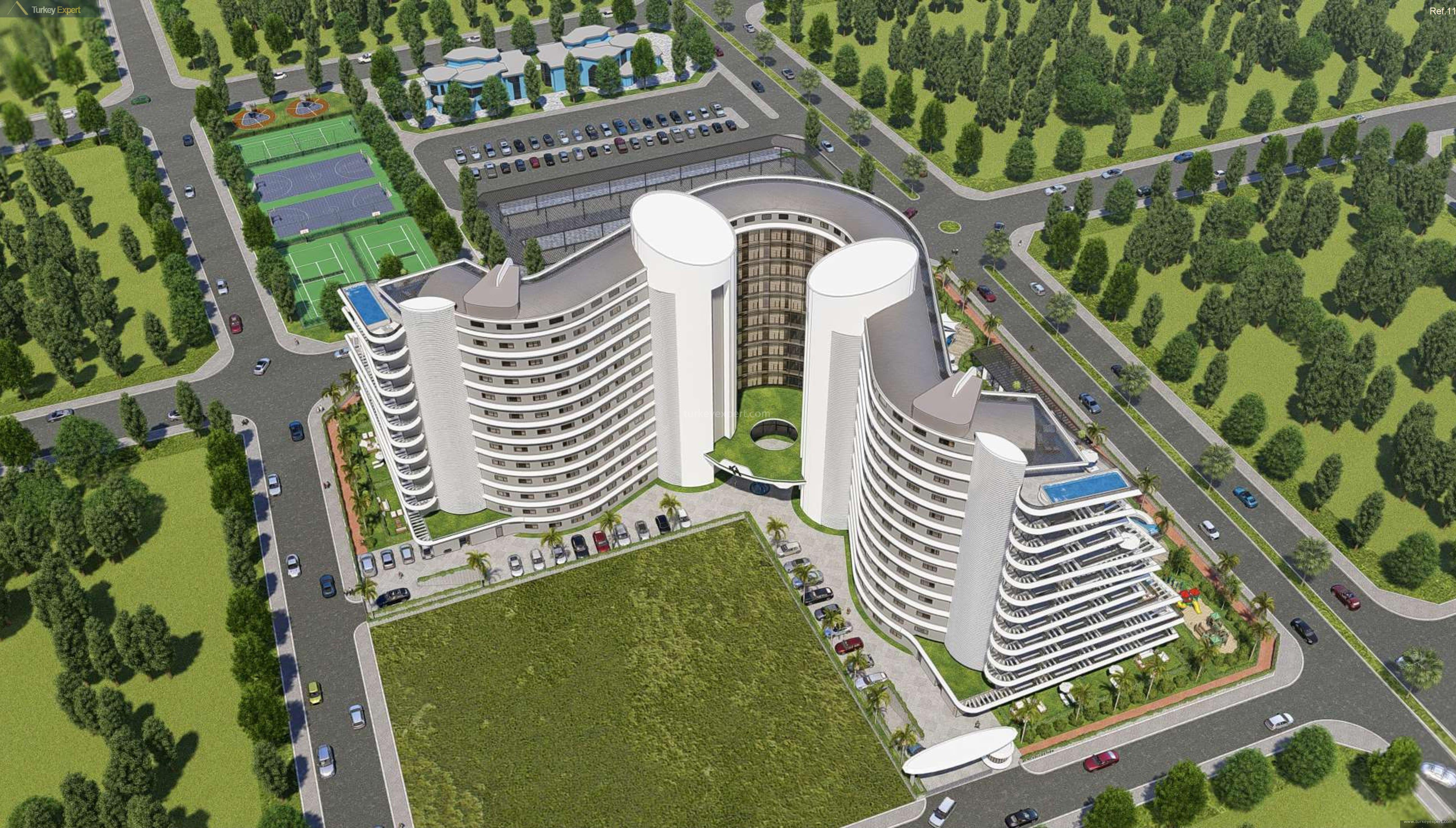 High-end new apartments for sale in Antalya Altintas 2