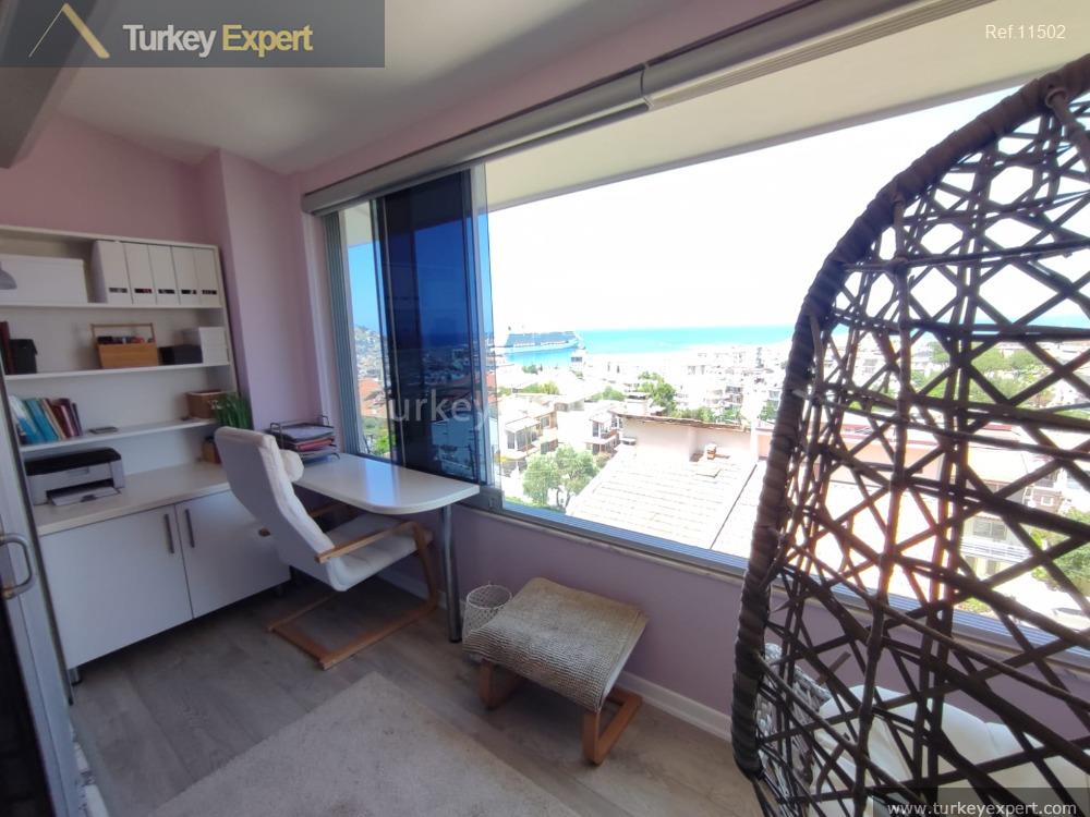 townhouse in kusadasi center with sea harbour and marina views34