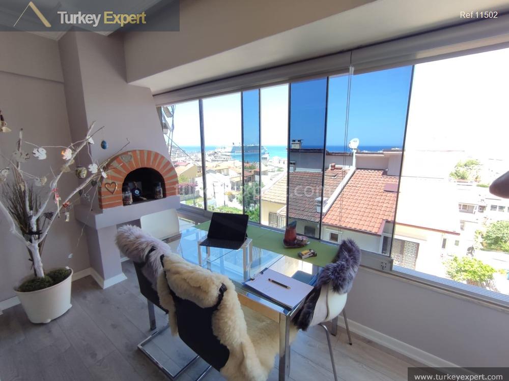 townhouse in kusadasi center with sea harbour and marina views44