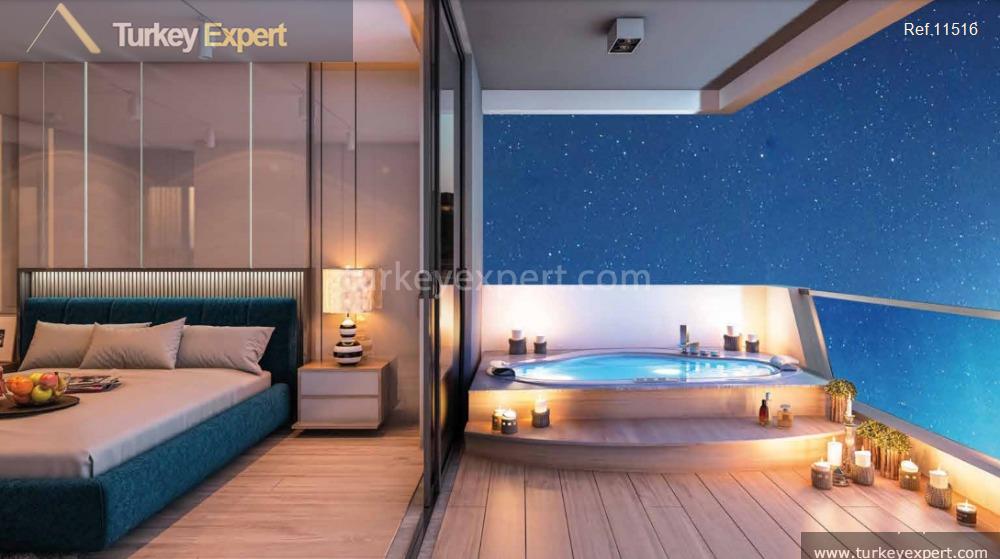 Izmir properties in a new high-rise tower, breathtaking views, in a prime location 3