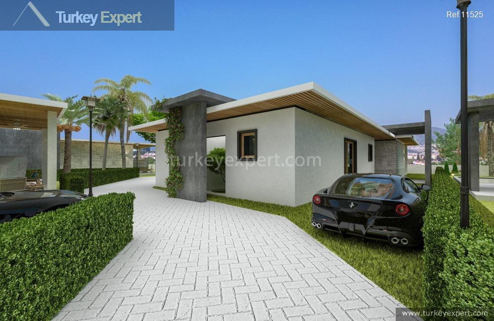 bungalow style villa with sea views and a private swimming21