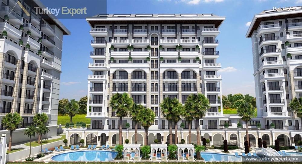 1011seaview apartments in an elegant project in alanya center
