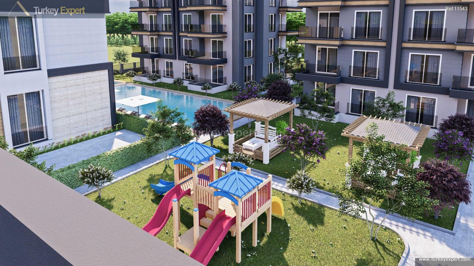 New apartments for sale in a full-facility complex in Antalya Altintas 1