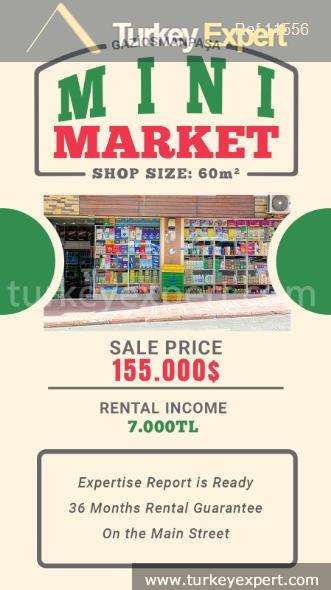 a minimarket for sale with a 36month rental guarantee in1