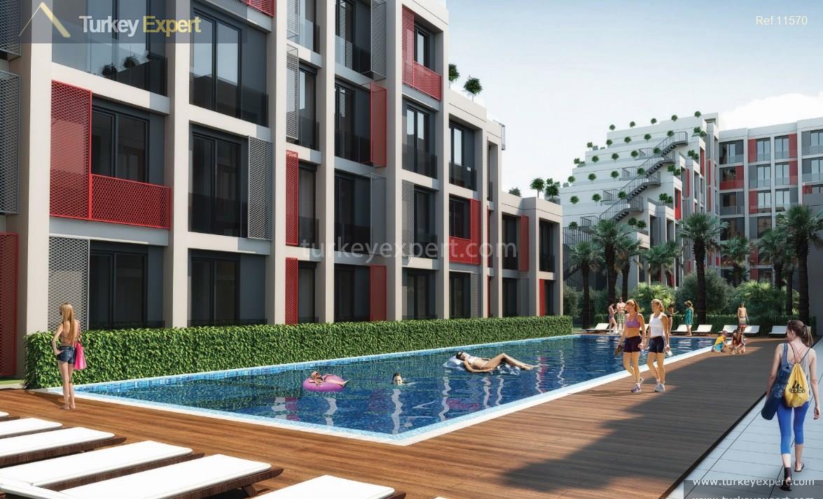 Brand-new apartments for sale in Kepez, Antalya with social facilities 0