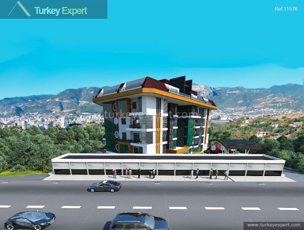 12brandnew apartments for sale in a residential complex in alanya