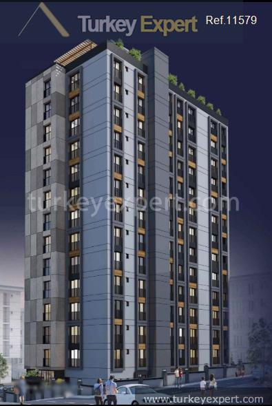 11istanbul levent apartments in a new residential block