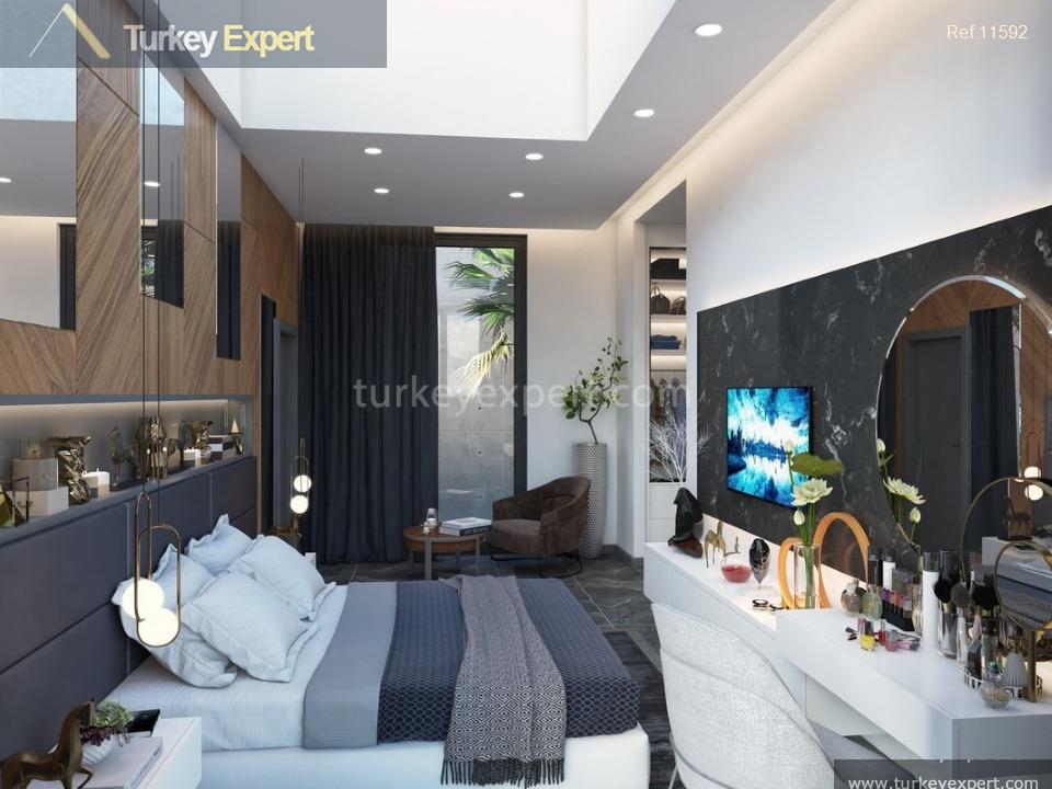 modern villas with private pools and gardens in kargicak alanya18