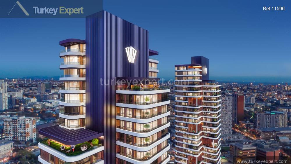 Квартиры на продажу в престижных жилых башнях Basin Express в Стамбуле 1