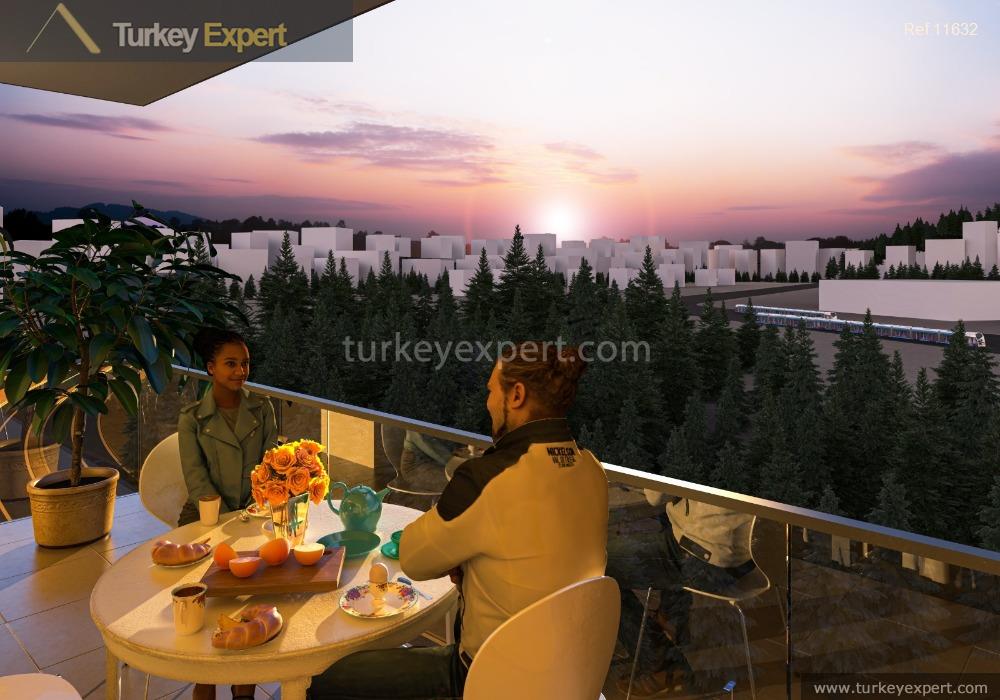 5minimalist design apartments with various floor plans in istanbul levent2
