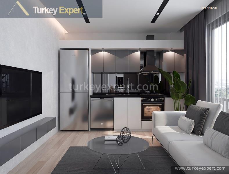 1-bedroom and 2-bedroom apartments for sale from the developer Antalya Muratpasa 1