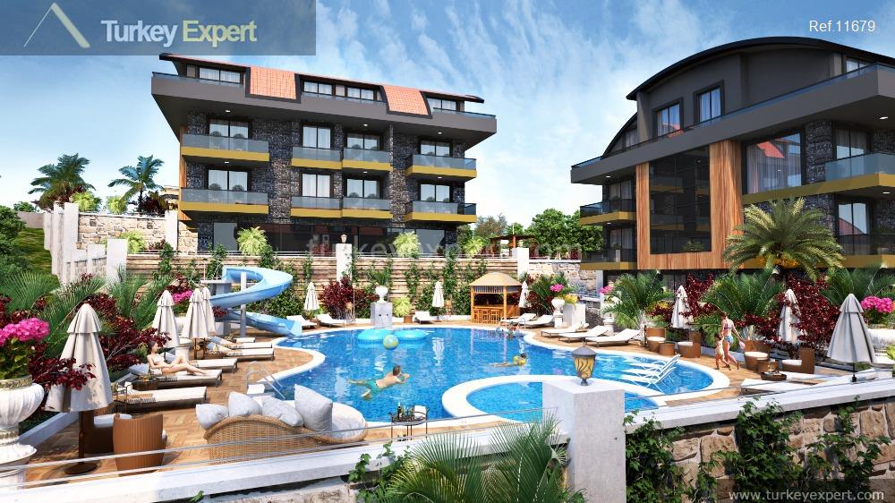 11lowrise apartments for sale in alanya with magnificent social facilities23