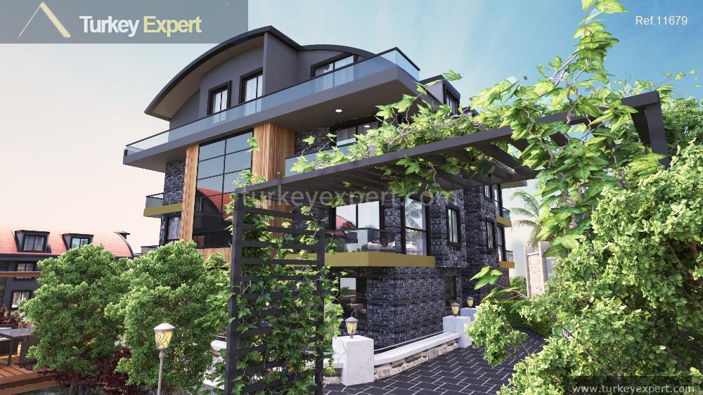 22lowrise apartments for sale in alanya with social facilities