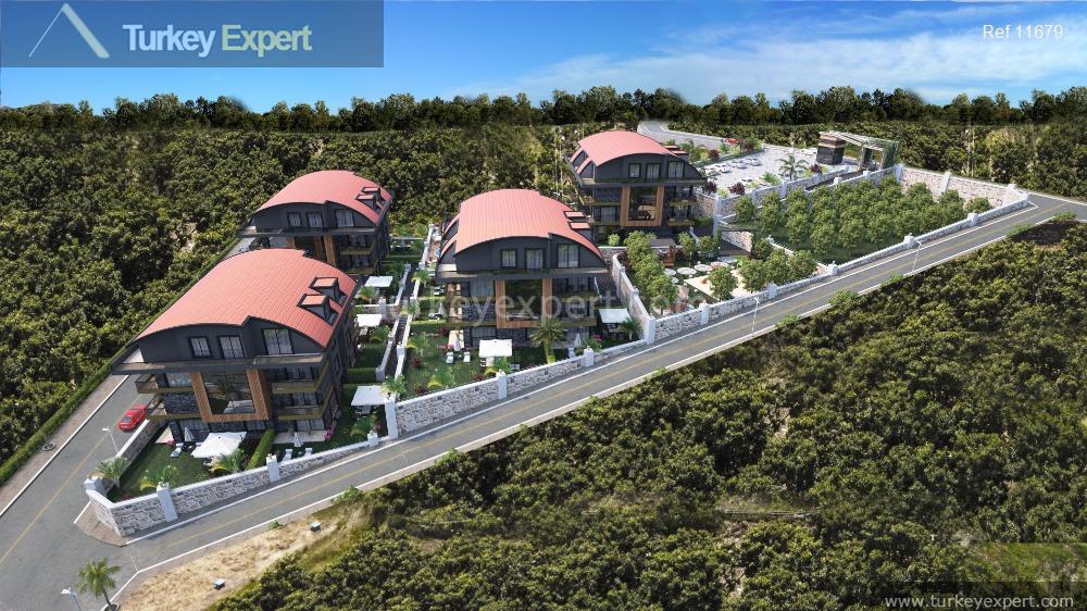 lowrise apartments for sale in alanya with social facilities19