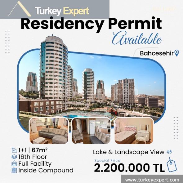 11resale 1bedroom apartment in a fullfacility project in istanbul bahcesehir